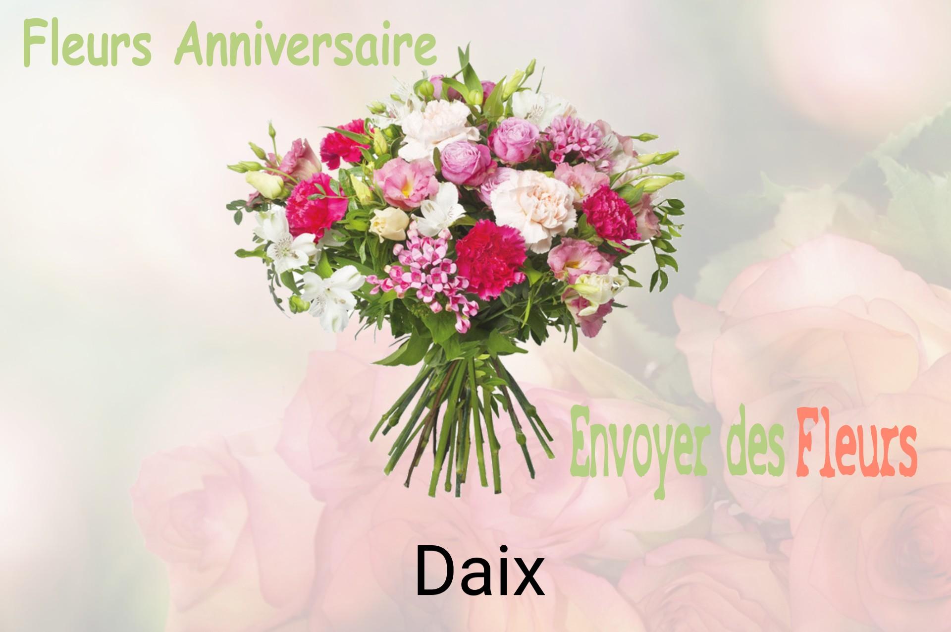 Bouquet de fleurs d’anniversaire livré à Daix